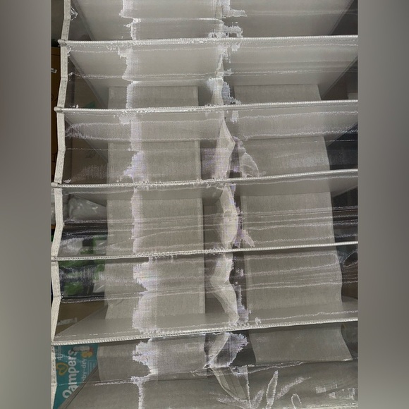 Brightroom Gray Hanging Shoe Organizer Closet Hanging Light Gray 22 Packets - Picture 7 of 10